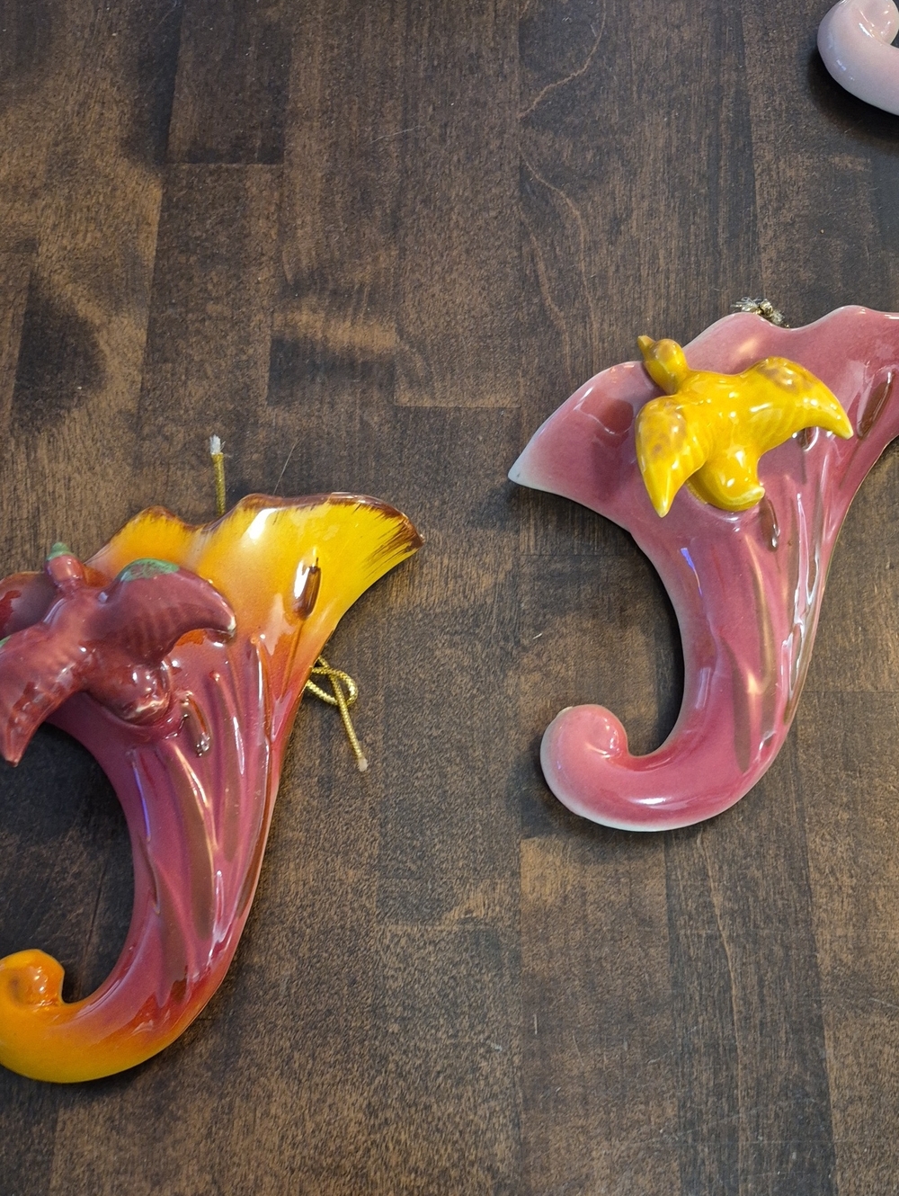Pink & Yellow Statement Earrings